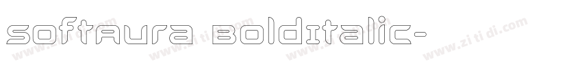 SoftAura BoldItalic字体转换